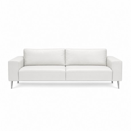 Hjort Knudsen Copenhagen Hvid lædersofa