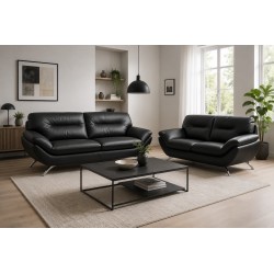 Hjort Knudsen Taastrup 3 + 2 pers lædersofa