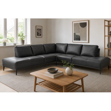 Hjort knudsen NIO Hjørnesofa COGNAC venstrevendt