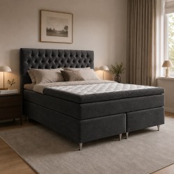 PRESLEY Kontinentalseng Sort Velour