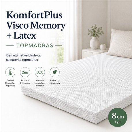 KomfortPlus Latex + Visco Memory| Topmadras