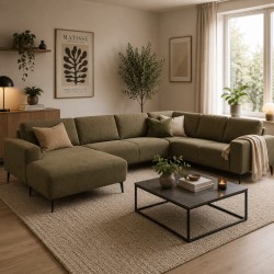Hjort knudsen Copenhagen hjørnesofa med chaiselong Venstrevendt Brego 3593 stof
