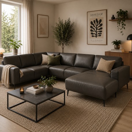 Hjort knudsen Copenhagen hjørnesofa med chaiselong - Højrevendt