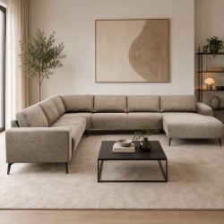 Hjort knudsen Copenhagen hjørnesofa med chaiselong Højrevendt