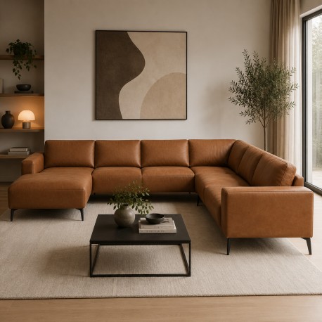 Hjort knudsen Copenhagen hjørnesofa med chaiselong - venstrevendt