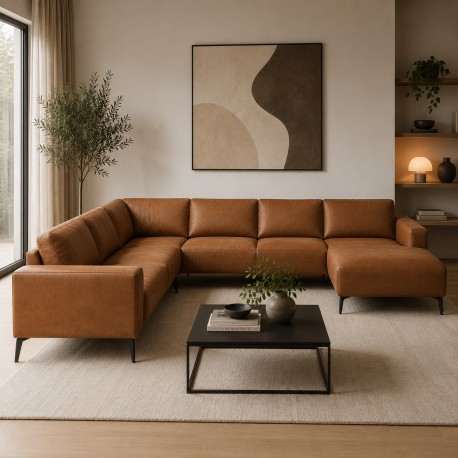 Hjort knudsen Copenhagen hjørnesofa med chaiselong - Højrevendt