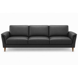 Ballerup 3 pers lædersofa