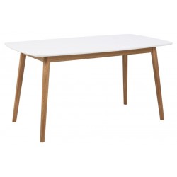 Nagano spisebord 80x150 cm - Eg/Hvid