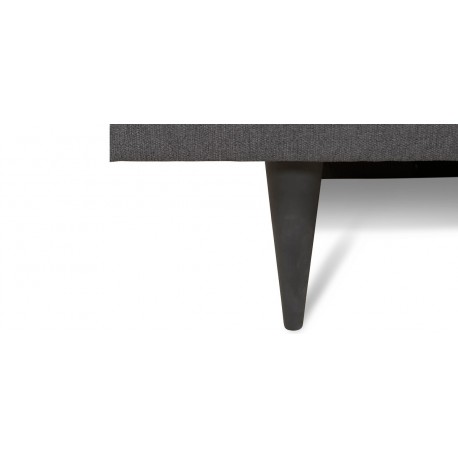 Vega sovesofa - 187 X 90 cm - Antracit Portland 97 / Antracit Portland 97