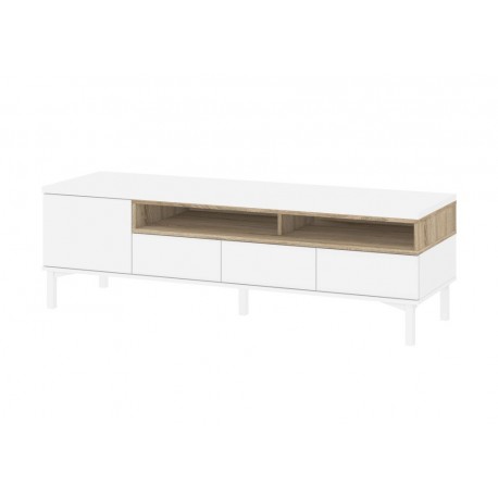 ROOMERS TV STAND - PARCEL - OAK / WHITE