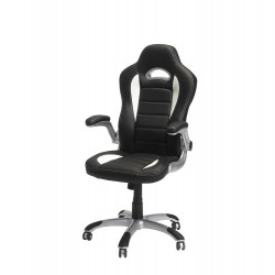 Speedy 3 kontorstol sort og hvid