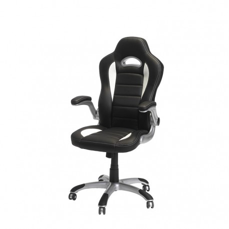 Speedy 3 kontorstol sort og hvid