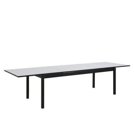 Mosel spisebord Mosel spisebord 215-315 cm hvid/sort OUTLET