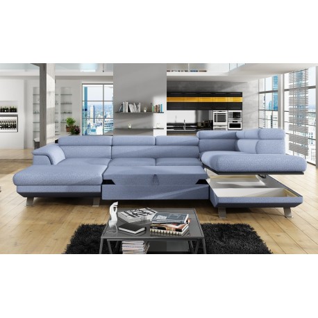 Phoenix hjørnesofa med chaiselong beige Venstrevendt
