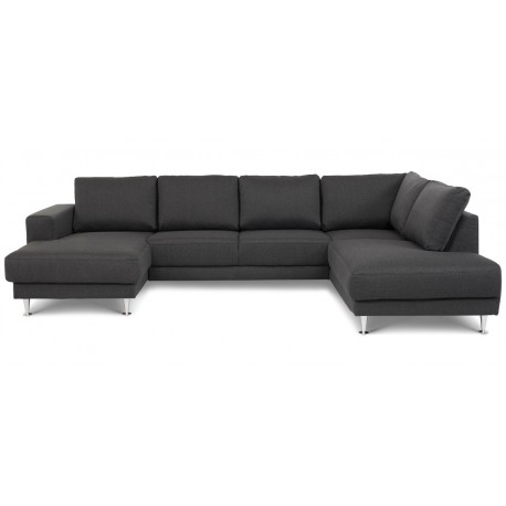 Signe U-sofa Venstrevendt Antracit Inari 96