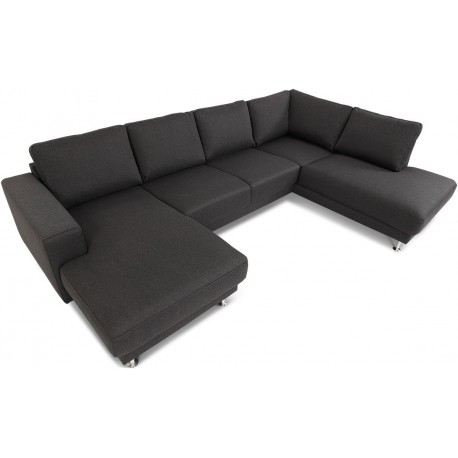 Signe U-sofa Venstrevendt Antracit Inari 96