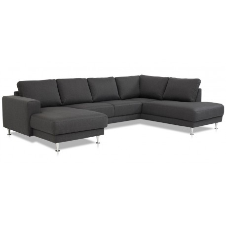 Signe U-sofa Venstrevendt Antracit Inari 96