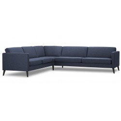 Ask hjørnesofa 269x300 cm Navy Blå