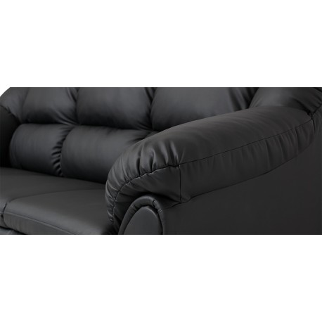 Tønder 3+2 pers. sofasæt - Sort tekstillæder