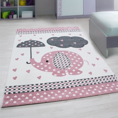 Børnetæppe Kids 570 tæppe - Pink