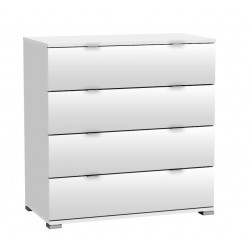 Patricia kommode m. 4 skuffer - Hvid OUTLET
