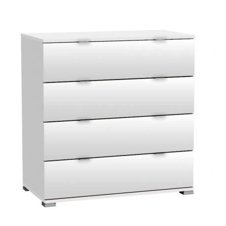 Patricia kommode m. 4 skuffer - Hvid OUTLET