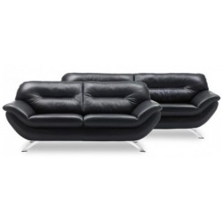 Hjort Knudsen Taastrup 3 + 2 pers lædersofa
