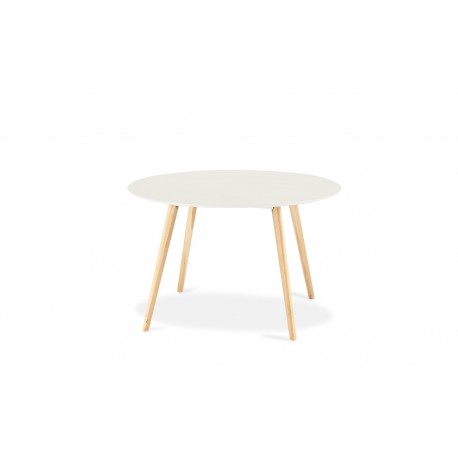 Life Spisebord Dia 120 Hvid/Oak