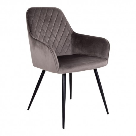 MILAS Spisebordsstol Mushroom velour
