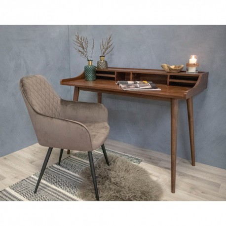 MILAS Spisebordsstol Mushroom velour