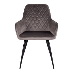 MILAS Spisebordsstol Mushroom velour