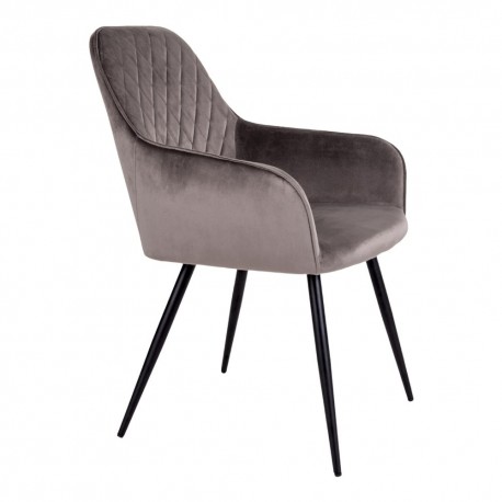 MILAS Spisebordsstol Mushroom velour
