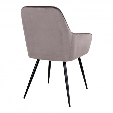 MILAS Spisebordsstol Mushroom velour