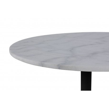 Tarifa Marmor Spisebord hvid Ø110