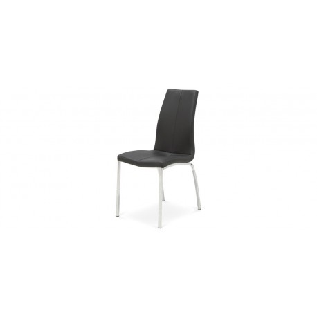 Stella spisebordsstol - Sort/Krom