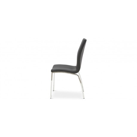 Stella spisebordsstol - Sort/Krom