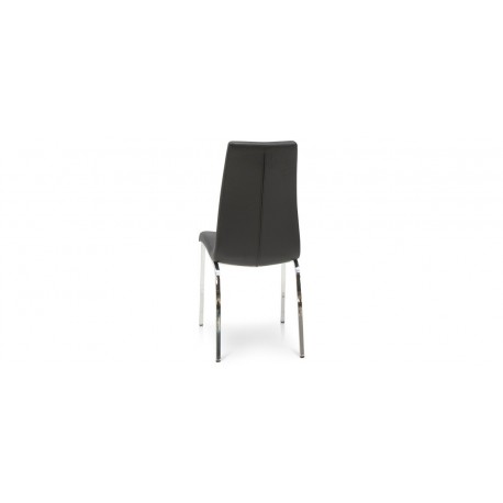 Stella spisebordsstol - Sort/Krom