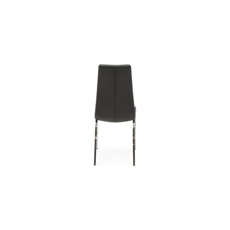 Stella spisebordsstol - Sort/Krom