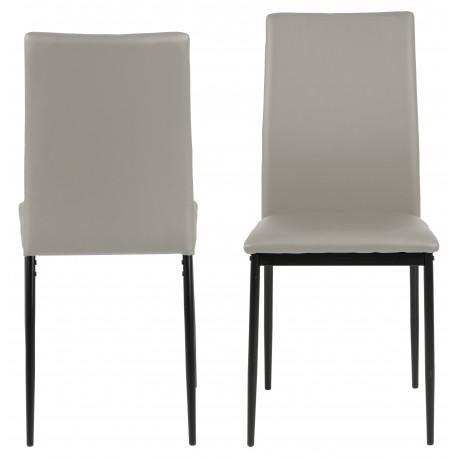 DEMINA Spisebordsstol taupe