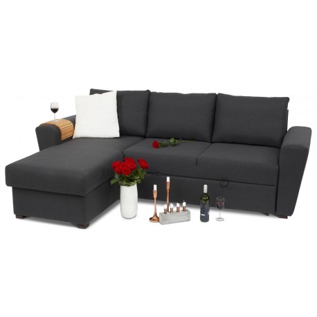 Studio Deluxe sovesofa - Pocket fjedring - Koksgrå Inari 95