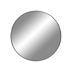 Jersey Spejl sort Ø60 cm