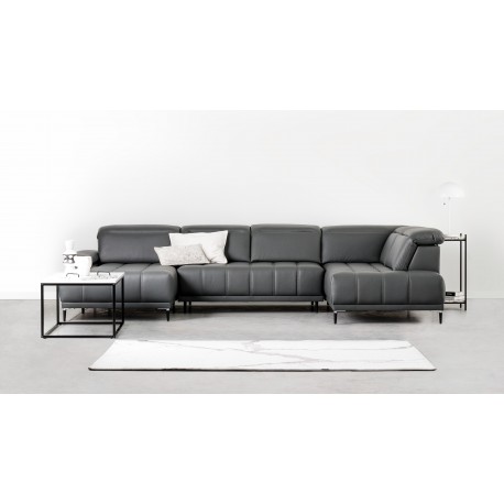 FOCUS U sofa sort