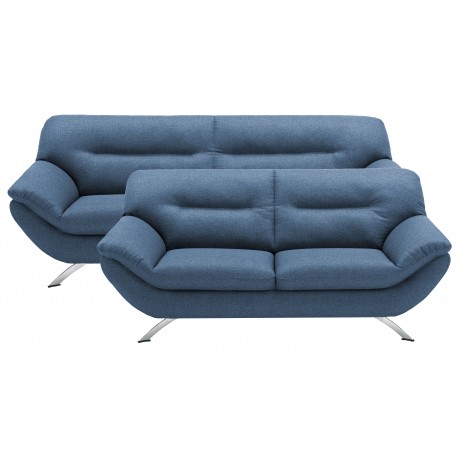 Hjort knudsen Taastrup 3 + 2 pers sofa blå stof