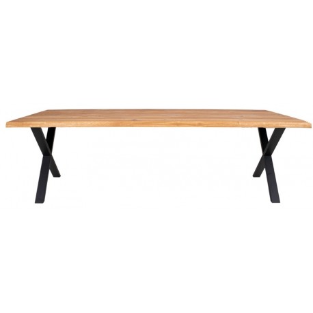Toulon Spisebord Natur 300x100cm med bølget kant