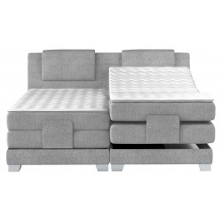 Nordica Elevationsseng 180x200 grå stof