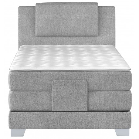 Nordica Elevationsseng 100x200 grå stof