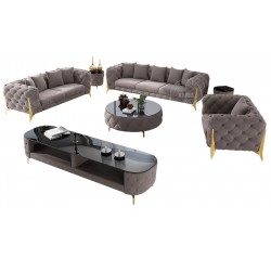 Royal II sofasæt 1+2+3 pers Lightgrey 93A