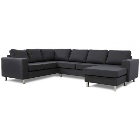 Laura hjørnesofa m. chaiselong højrevendt
