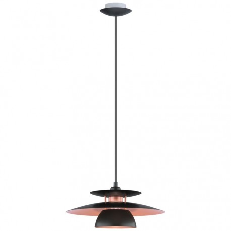 BRENDA PENDEL 2M LEDN. SORT/KOBBER