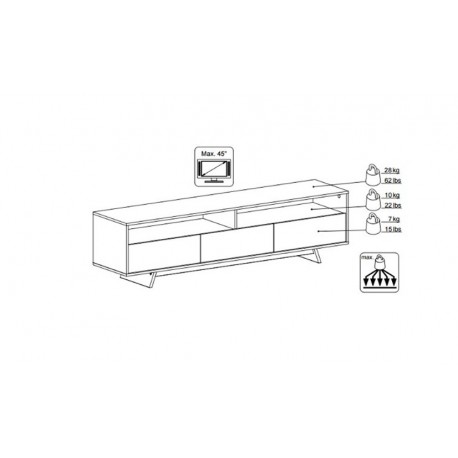 Silva 2 pers. sofa sort og hvid Silva 2 pers. sofa sort og hvid